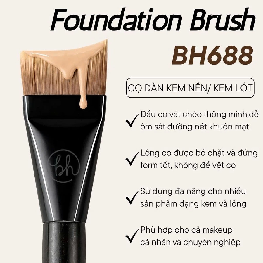  Cọ Tán Nền BH Cosmetics Foundation Brush BH688